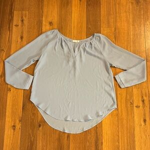 Baby Blue Francesca’s Long-Sleeve Blouse - Small